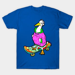 Skateboarding Duck T-Shirt